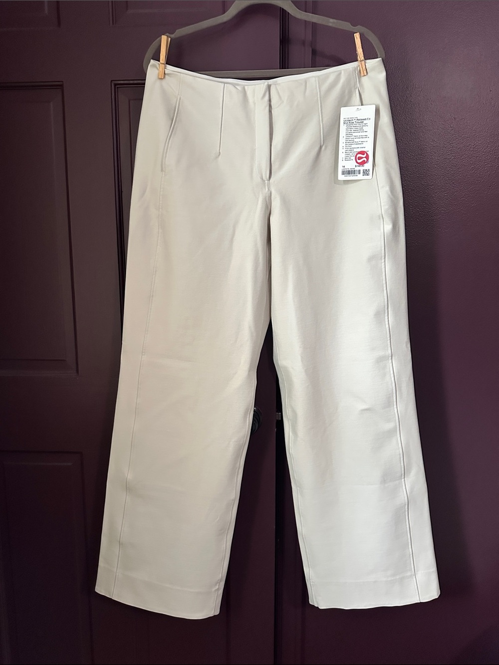 lululemon athletica cream utilitech trousers